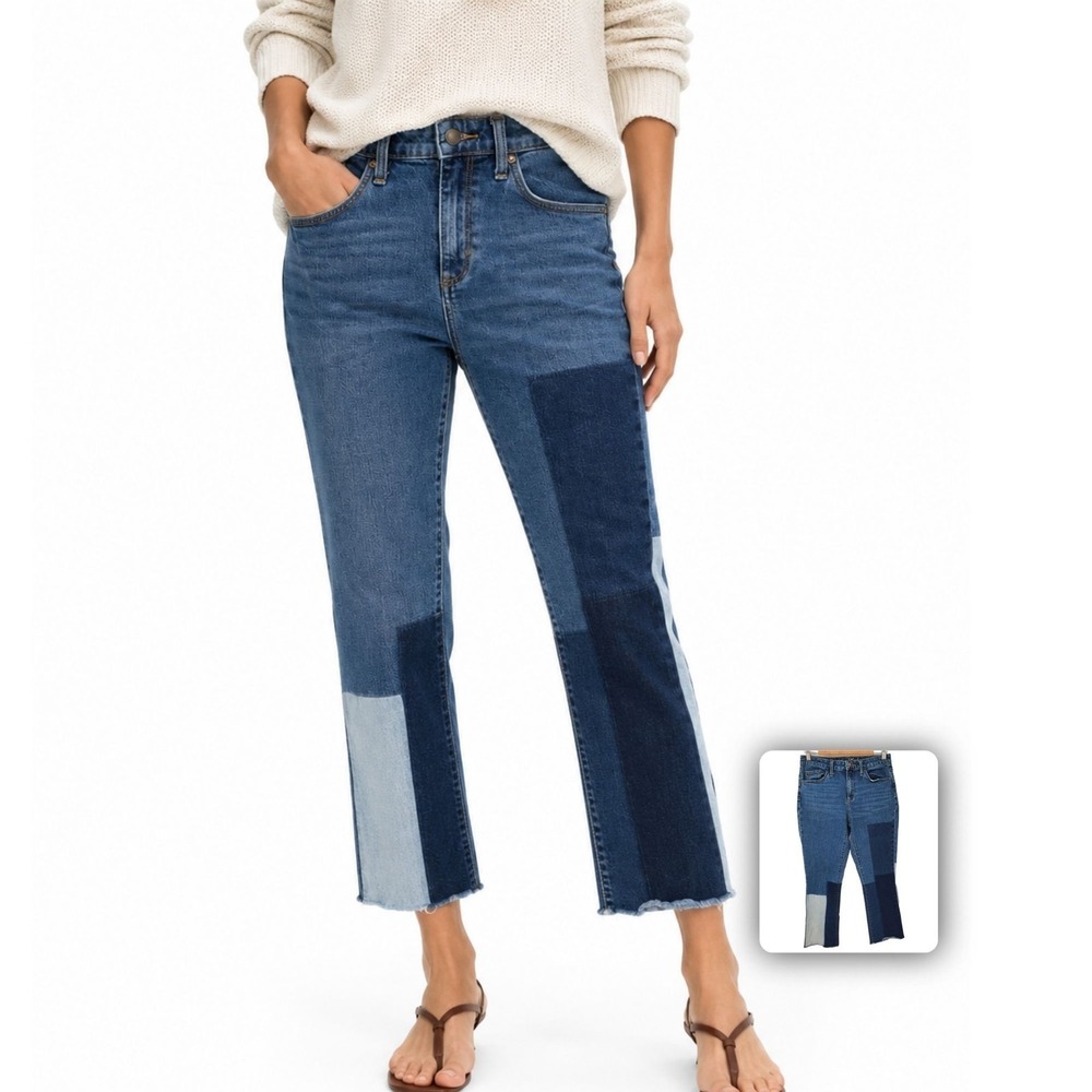 Universal Thread Womens 6 Blue Medium Wash Boho Bootcut Jeans Denim